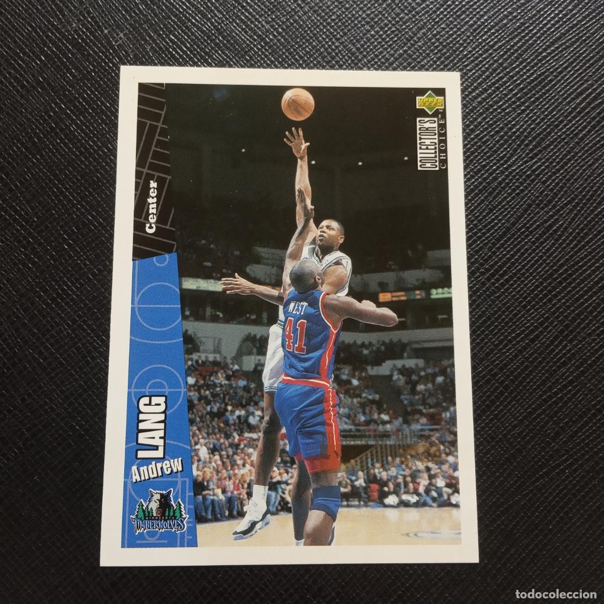 Colecionismo desportivo: 90 ANDREW LANG BUCKS UPPER DECK BALONCESTO NBA 1996 CROMO 96 - A201 PG60