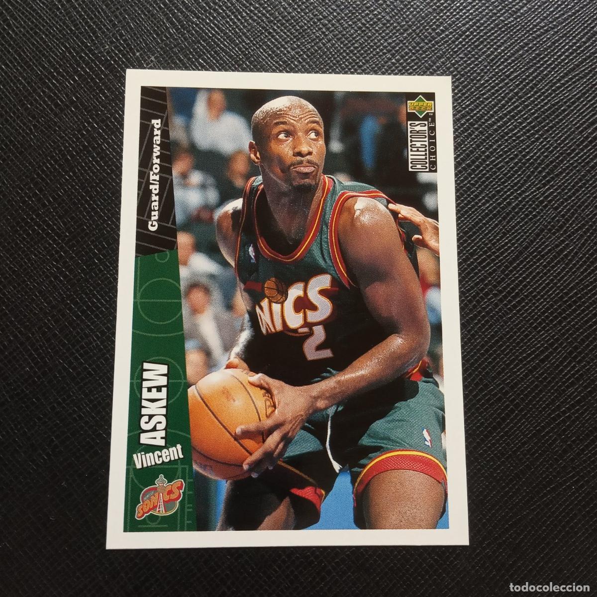 Colecionismo desportivo: 144 ASKEW SONICS UPPER DECK BALONCESTO NBA 1996 CROMO 96 - A201 PG65