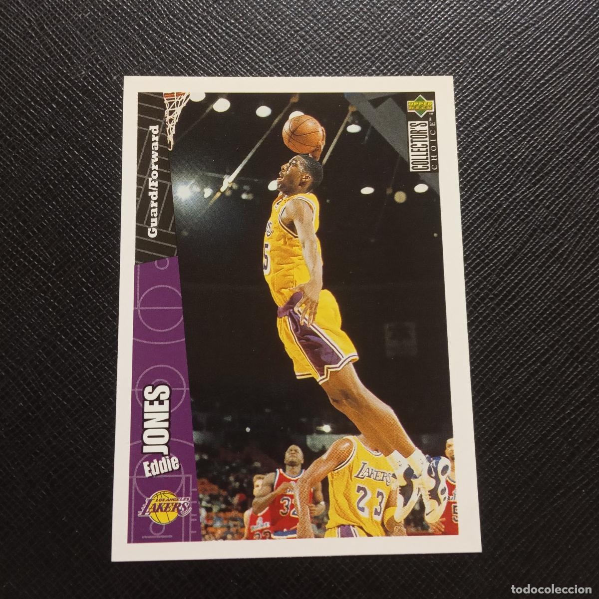 Coleccionismo deportivo: 75 EDDIE JONES LAKERS UPPER DECK BALONCESTO NBA 1996 CROMO 96 - A200 PG1