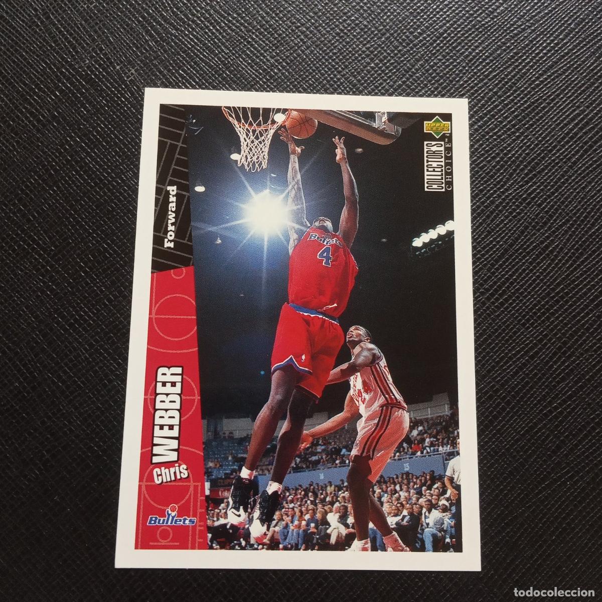 Colecionismo desportivo: 163 CHRIS WEBBER BULLETS UPPER DECK BALONCESTO NBA 1996 CROMO 96 - A200 PG7