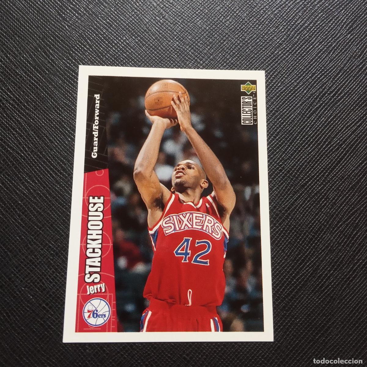 Colecionismo desportivo: 122 STACKHOUSE 76ERS UPPER DECK BALONCESTO NBA 1996 CROMO 96 - A200 PG27