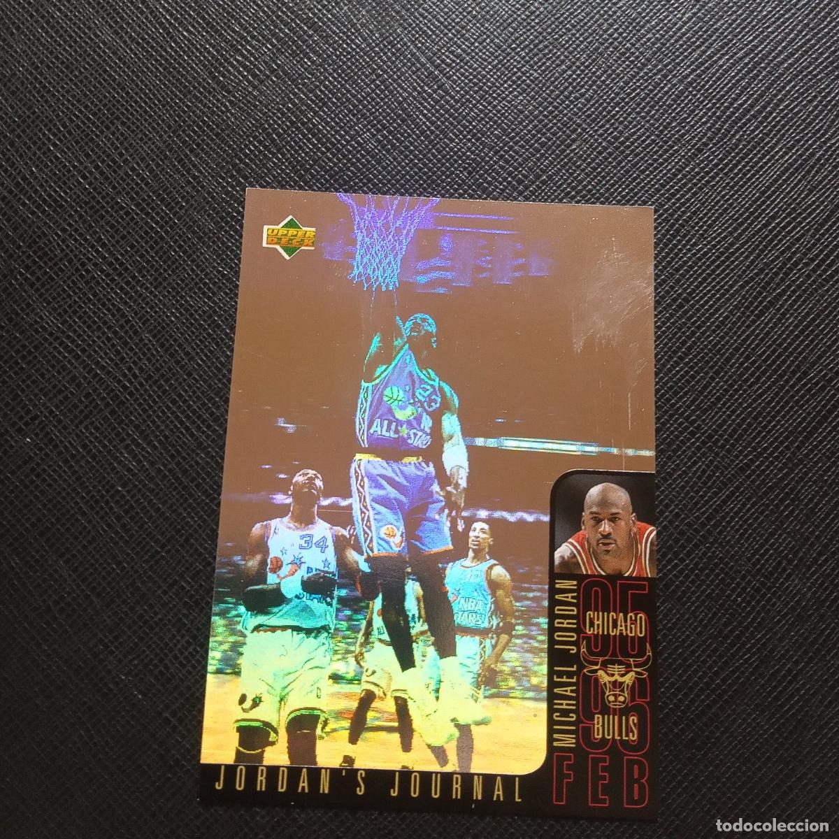 Colecionismo desportivo: J4 MICHAEL JORDAN CHICAGO BULLS UPPER DECK BALONCESTO NBA 1996 CROMO 96 - A199 PG307 HOLOGRAFICO