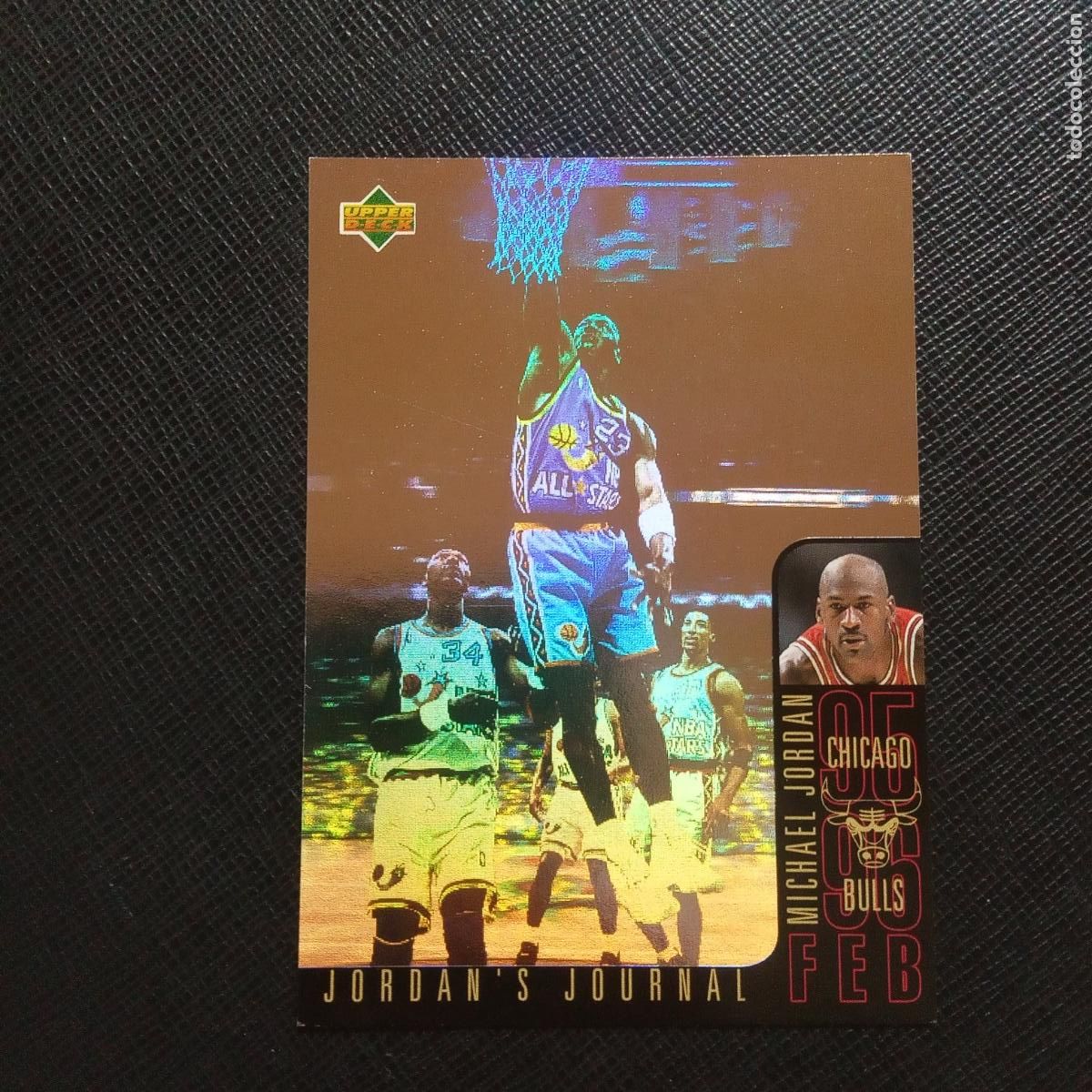 Colecionismo desportivo: J4 MICHAEL JORDAN CHICAGO BULLS UPPER DECK BALONCESTO NBA 1996 CROMO 96 - A199 PG352 HOLOGRAFICO