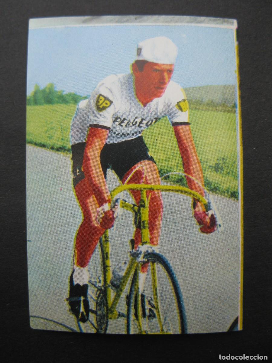 Colecionismo desportivo: CICLISTAS 1968 - CROMO N&ordm; 140 - ROGER PINGEON (PEUGEOT-BP-MICHELIN) - EDICIONES LAIDA - NUNCA PEGADO
