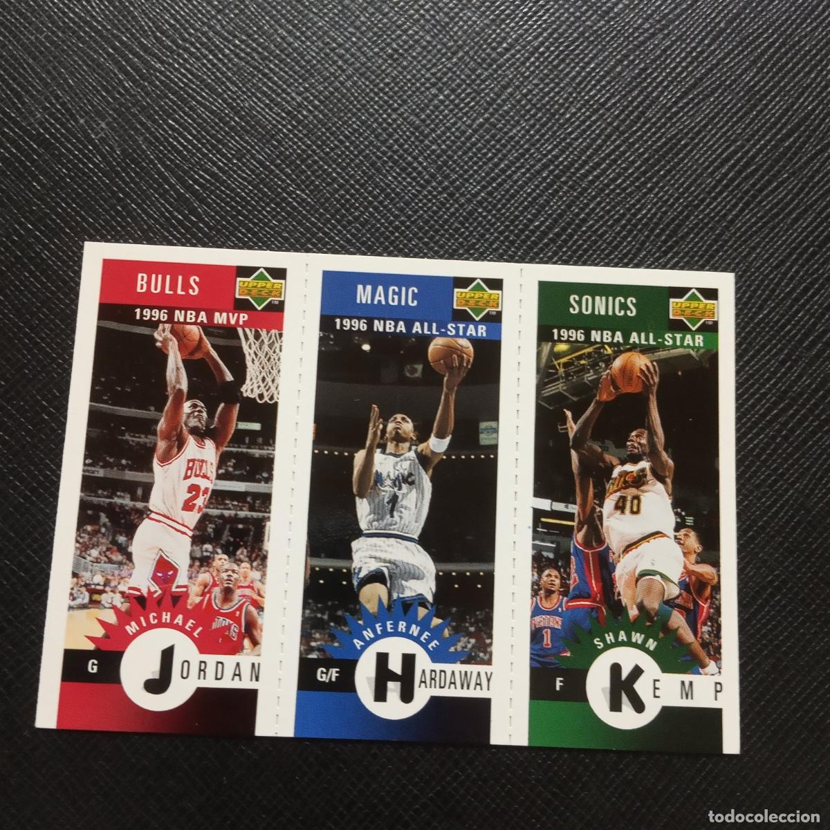 Coleccionismo deportivo: MICHAEL JORDAN HARDAWAY MURRAY UPPER DECK BALONCESTO NBA 1996 CROMO 96 - A198 PG3