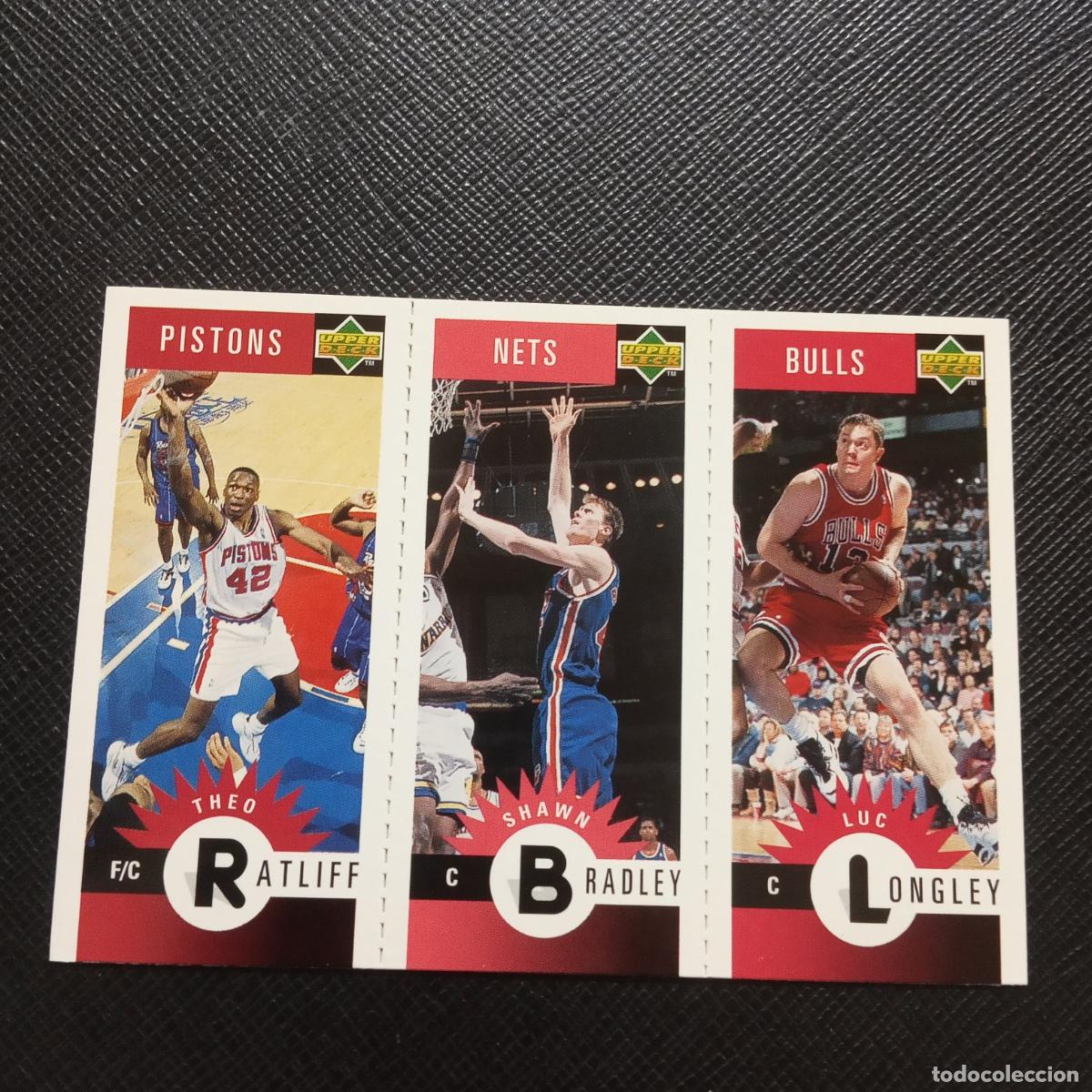 Coleccionismo deportivo: RATLIFF BRADLEY LONGLEY UPPER DECK BALONCESTO NBA 1996 CROMO 96 - A198 PG4