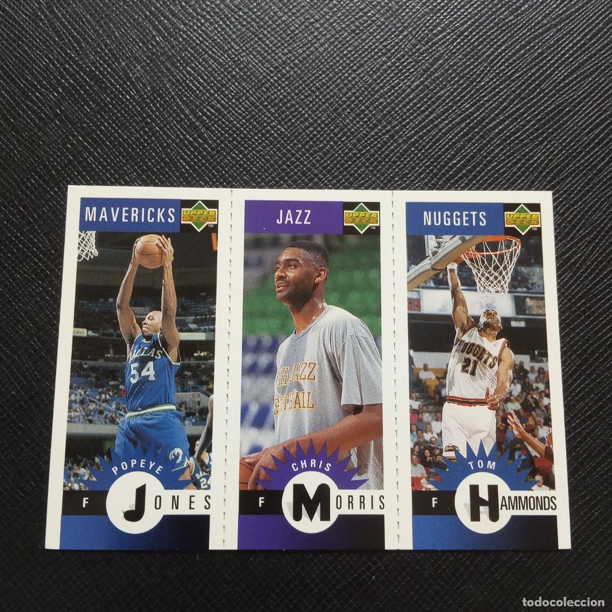 Coleccionismo deportivo: JONES MORRIS HAMMONDS UPPER DECK BALONCESTO NBA 1996 CROMO 96 - A198 PG28