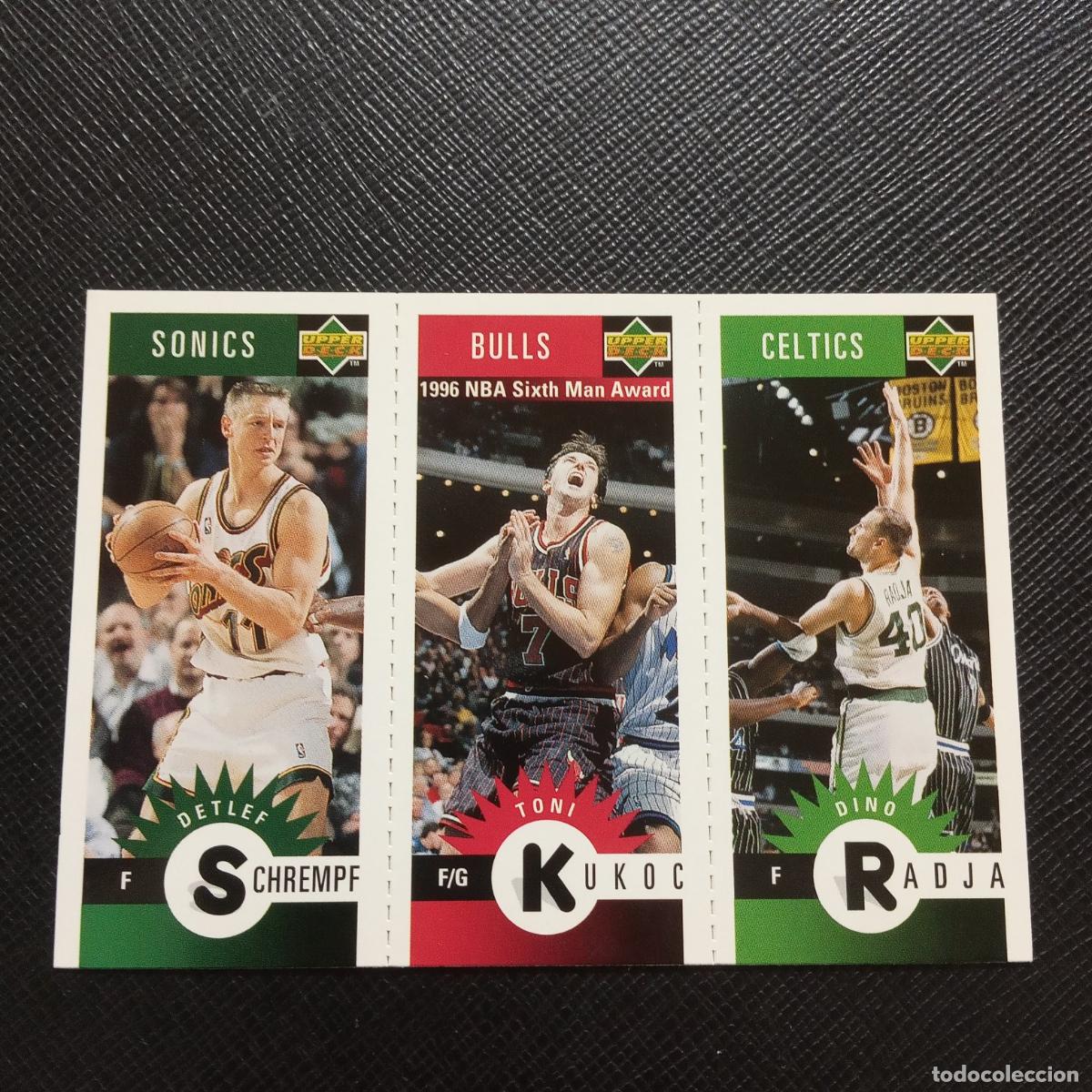 Coleccionismo deportivo: SCHREMPF KUKOC RADJA UPPER DECK BALONCESTO NBA 1996 CROMO 96 - A198 PG31
