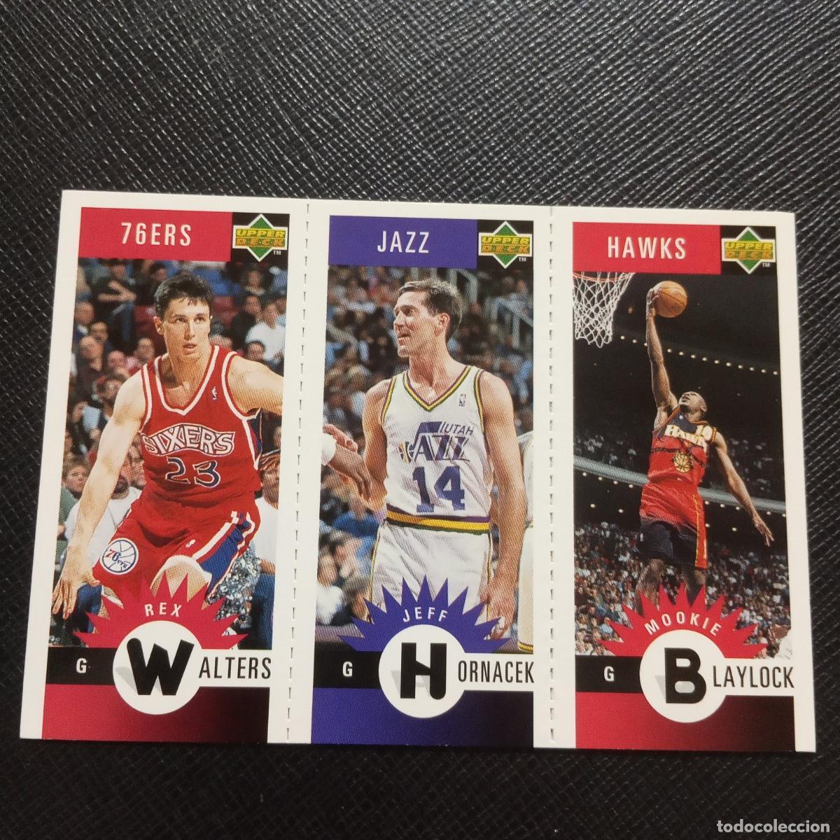 Coleccionismo deportivo: WALTERS HORNACEK BLAYLOCK UPPER DECK BALONCESTO NBA 1996 CROMO 96 - A123 PG1