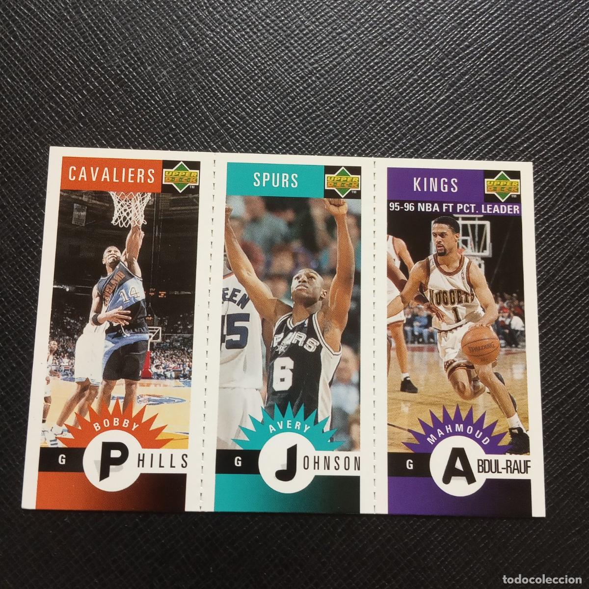 Coleccionismo deportivo: PHILLIS JOHNSON ABDUL RAUF UPPER DECK BALONCESTO NBA 1996 CROMO 96 - A123 PG10
