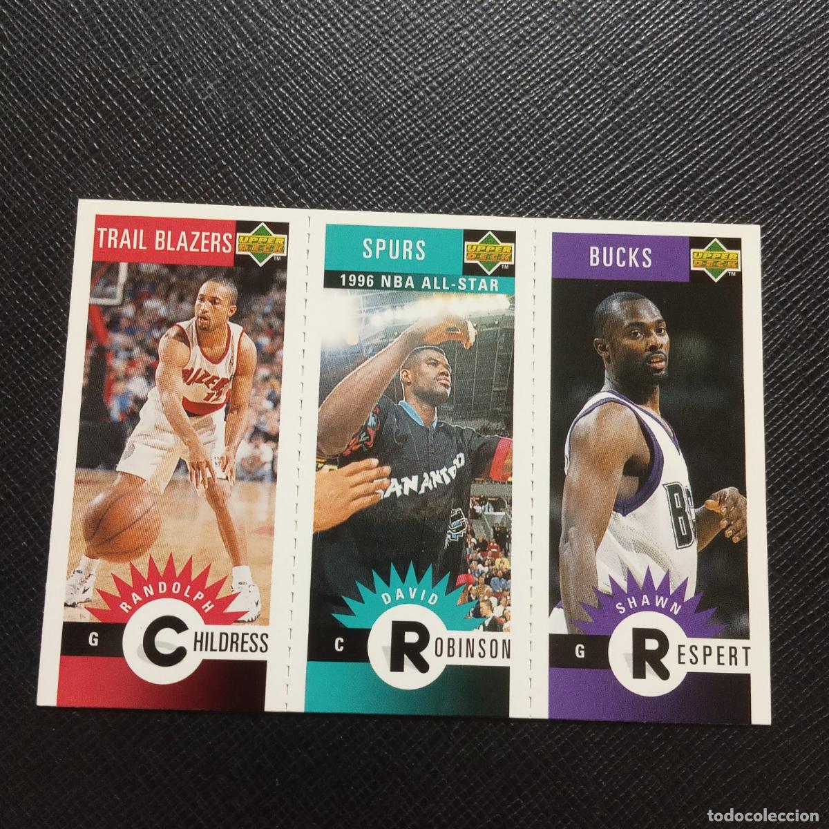 Coleccionismo deportivo: CHILDRESS ROBINSON RESPERT UPPER DECK BALONCESTO NBA 1996 CROMO 96 - A123 PG19