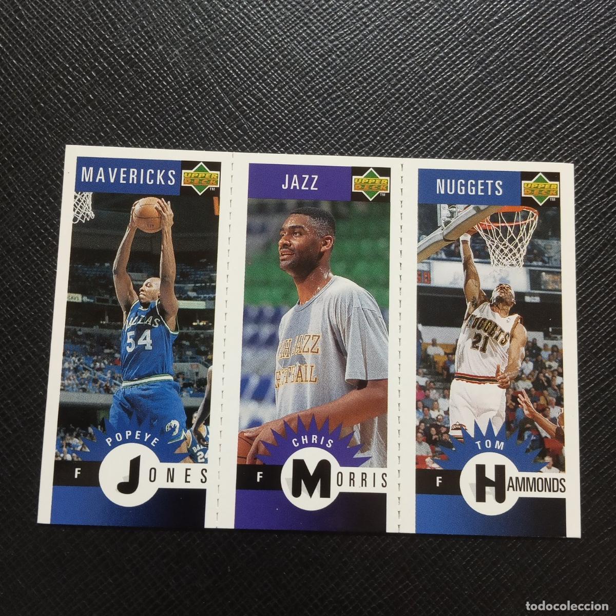 Coleccionismo deportivo: JONES MORRIS HAMMONDS UPPER DECK BALONCESTO NBA 1996 CROMO 96 - A123 PG28