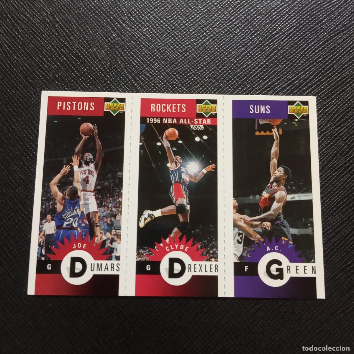 Coleccionismo deportivo: DUMARS DREXLER GREEN UPPER DECK BALONCESTO NBA 1996 CROMO 96 - A123 PG46