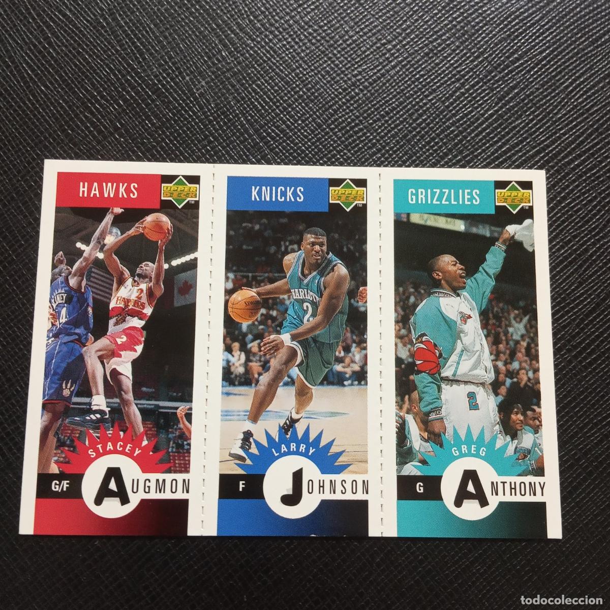 Coleccionismo deportivo: AUGMON JOHNSON ANTHONY UPPER DECK BALONCESTO NBA 1996 CROMO 96 - A123 PG64