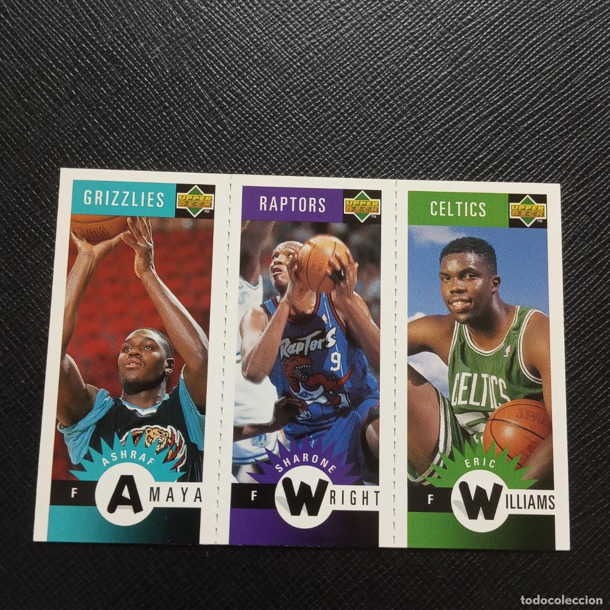 Coleccionismo deportivo: AMAYA WRIGHT WILLIAMS UPPER DECK BALONCESTO NBA 1996 CROMO 96 - A123 PG64