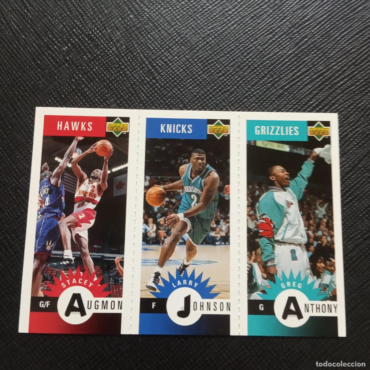 Coleccionismo deportivo: AUGMON JOHNSON ANTHONY UPPER DECK BALONCESTO NBA 1996 CROMO 96 - A123 PG91