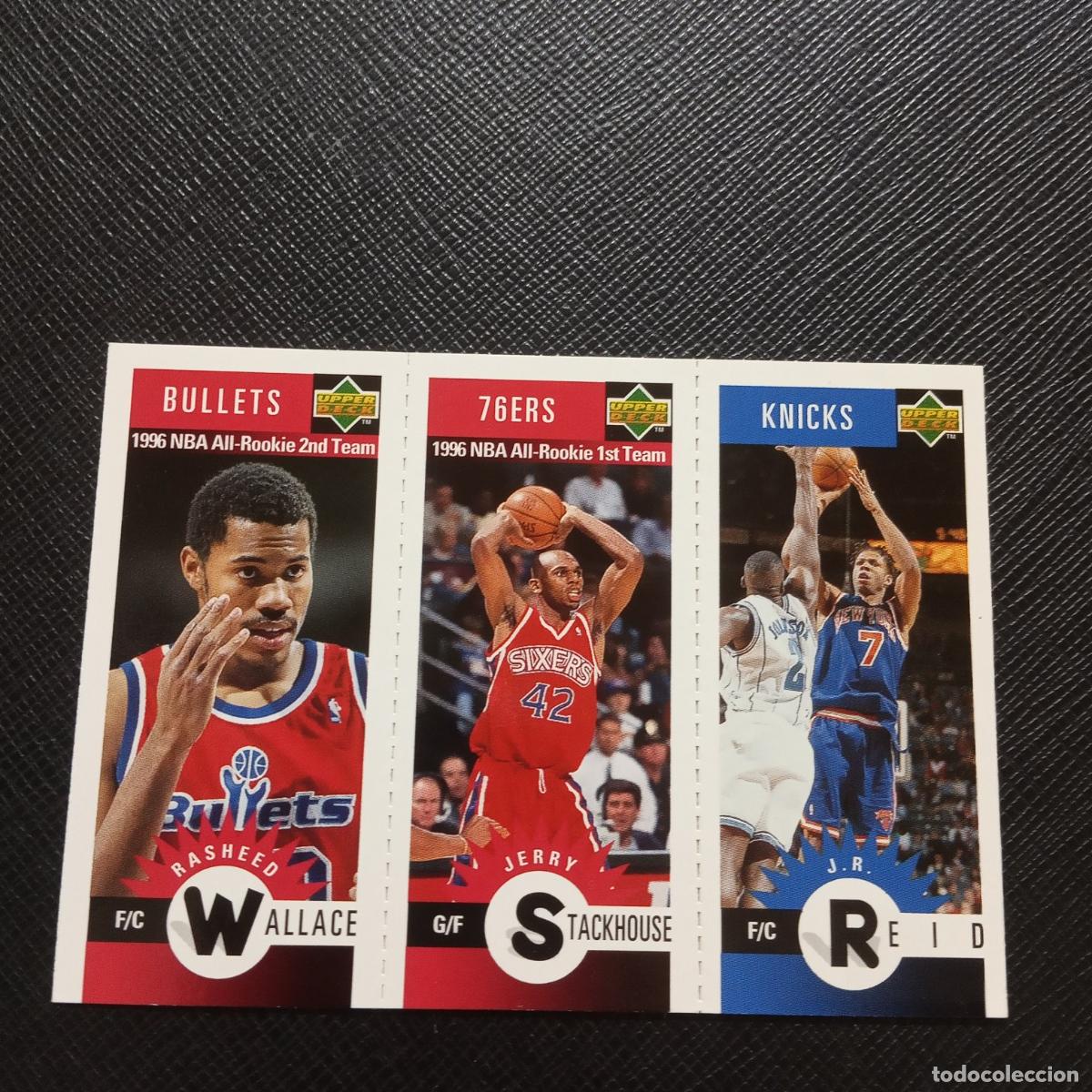 Coleccionismo deportivo: WALLACE STACKHOUSE REID UPPER DECK BALONCESTO NBA 1996 CROMO 96 - A123 PG127