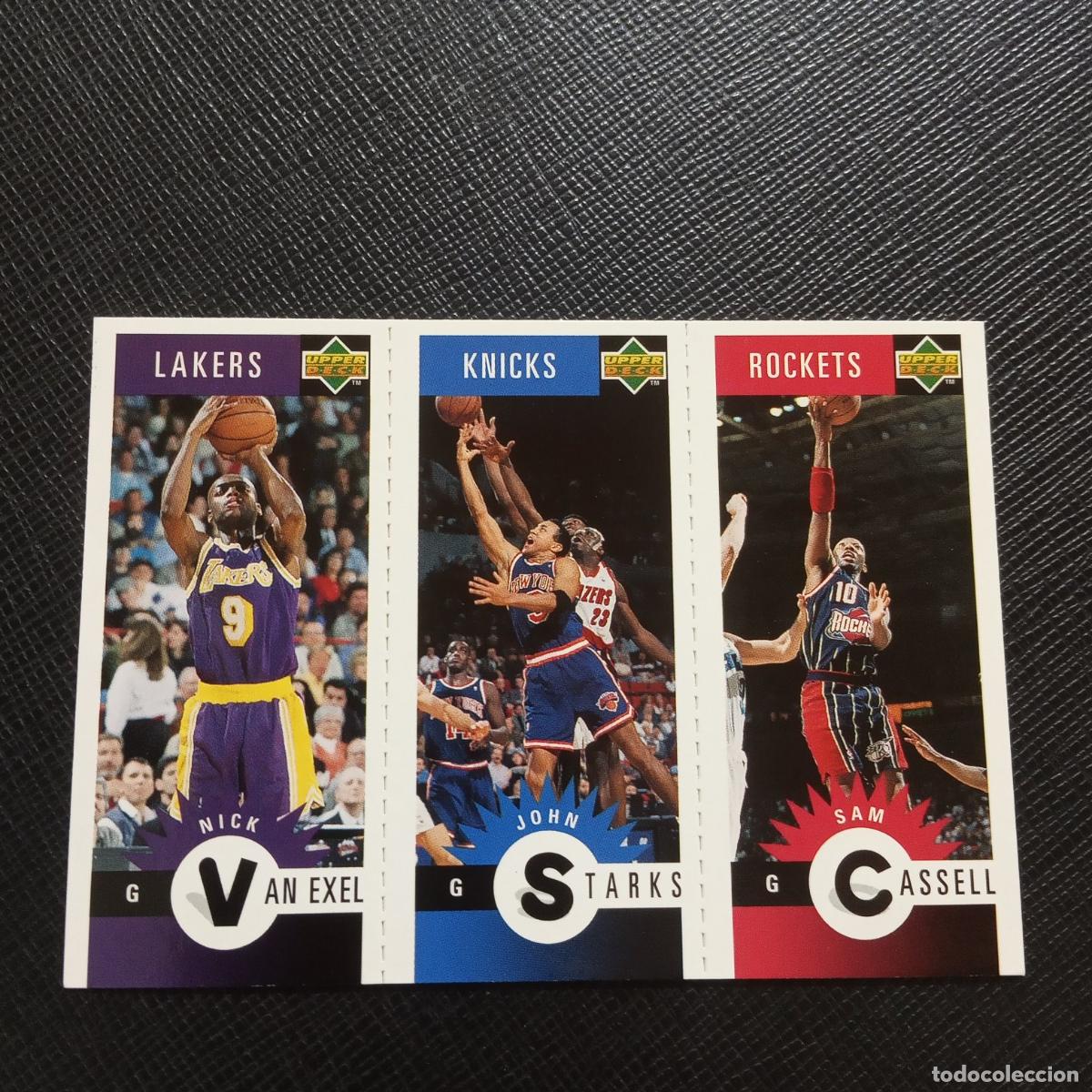 Coleccionismo deportivo: VAN EXEL STARKS CASSELL UPPER DECK BALONCESTO NBA 1996 CROMO 96 - A123 PG127