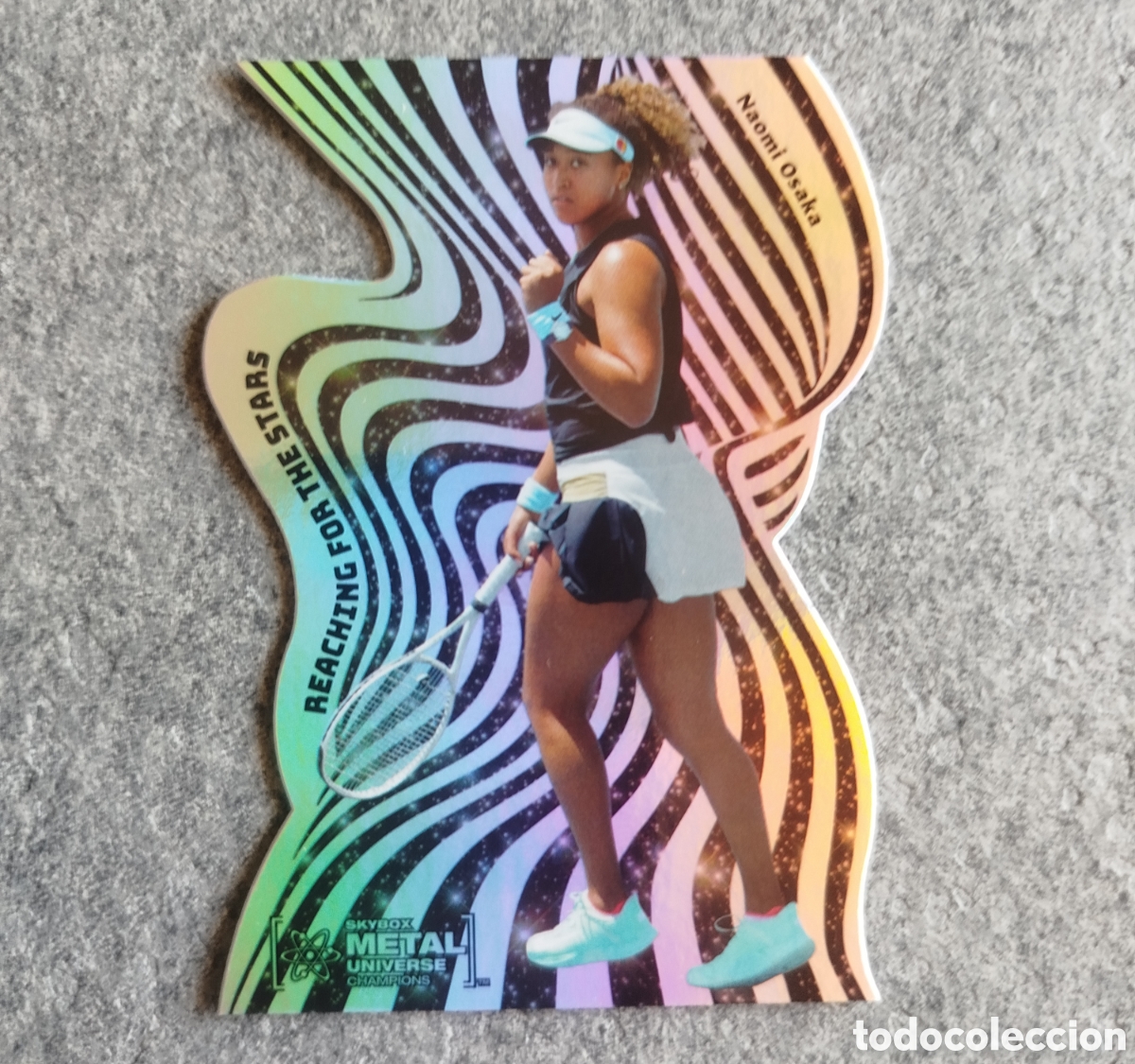 Coleccionismo deportivo: ROOKIE 2021 Skybox Metal Universe Champions Reaching for the Stars Naomi Osaka TENNIS TENIS CARD