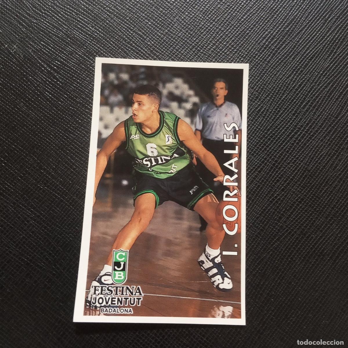 Coleccionismo deportivo: 160 CORRALES FESTINA JOUVENTUT MUNDICROMO ACB 96 97 BALONCESTO 1996 1997 - SIN PEGAR - A116 PG9