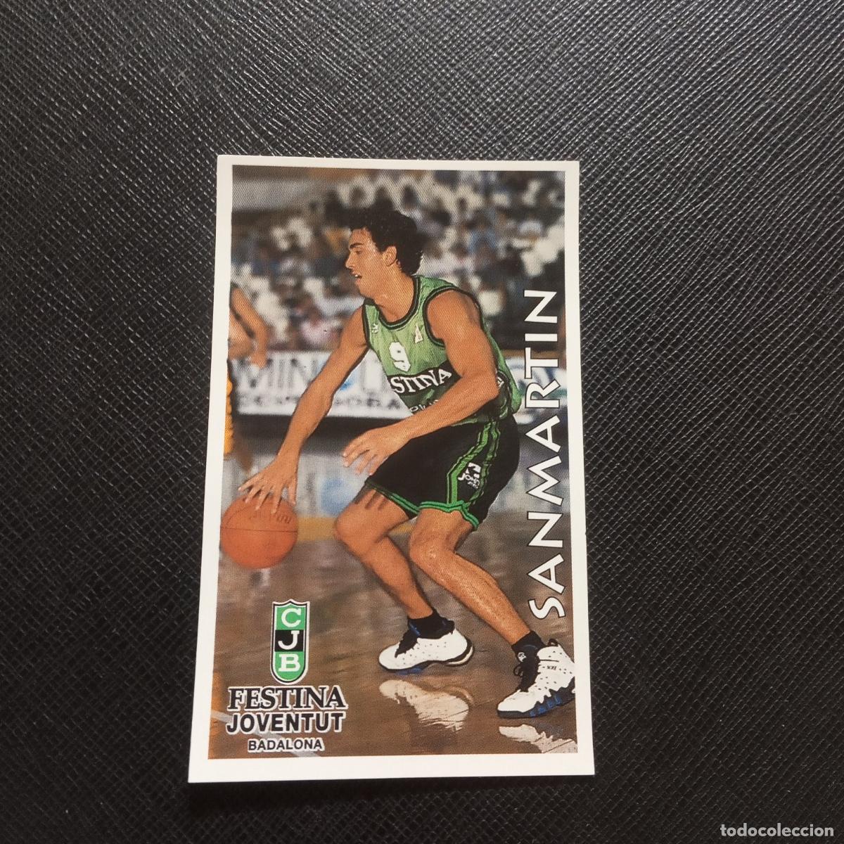 Coleccionismo deportivo: 163 SANMARTIN FESTINA JOUVENTUT MUNDICROMO ACB 96 97 BALONCESTO 1996 1997 - SIN PEGAR - A116 PG11