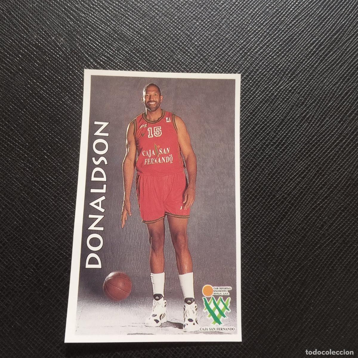 Coleccionismo deportivo: 30 DONALDSON CAJA SAN FERNANDO MUNDICROMO ACB 96 97 BALONCESTO 1996 1997 - SIN PEGAR - A116 PG11