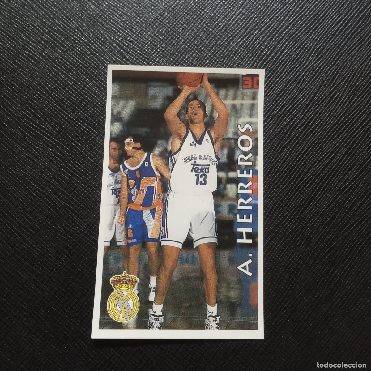 Coleccionismo deportivo: 72 A HERREROS REAL MADRID MUNDICROMO ACB 96 97 BALONCESTO 1996 1997 - SIN PEGAR - A116 PG15