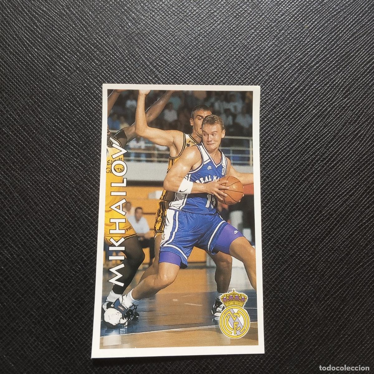 Coleccionismo deportivo: 76 MIKHAILOV REAL MADRID MUNDICROMO ACB 96 97 BALONCESTO 1996 1997 - SIN PEGAR - A116 PG15