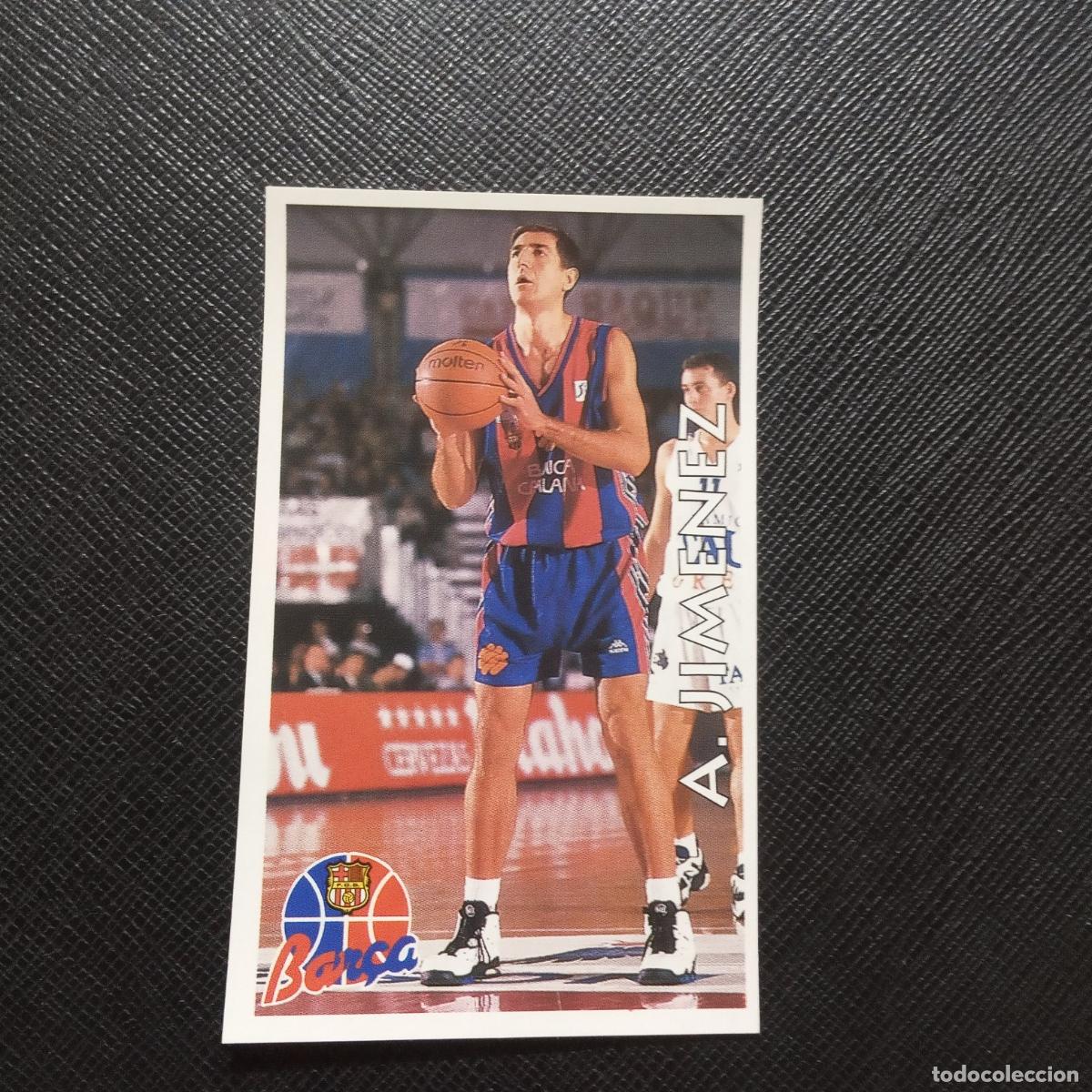Coleccionismo deportivo: 9 A JIMENEZ BARCELONA MUNDICROMO ACB 96 97 BALONCESTO 1996 1997 - SIN PEGAR - A116 PG17