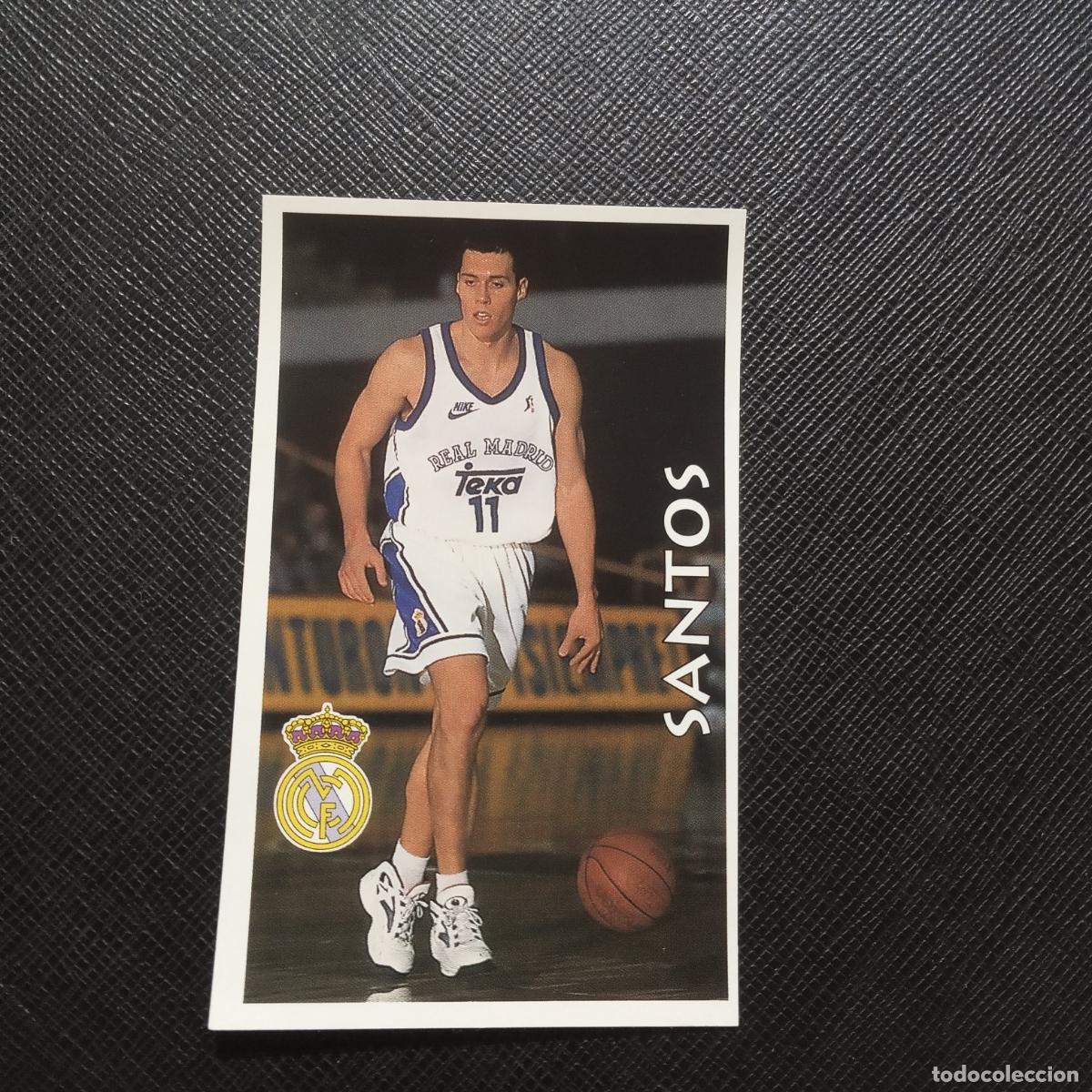 Coleccionismo deportivo: 68 SANTOS REAL MADRID MUNDICROMO ACB 96 97 BALONCESTO 1996 1997 - SIN PEGAR - A116 PG17