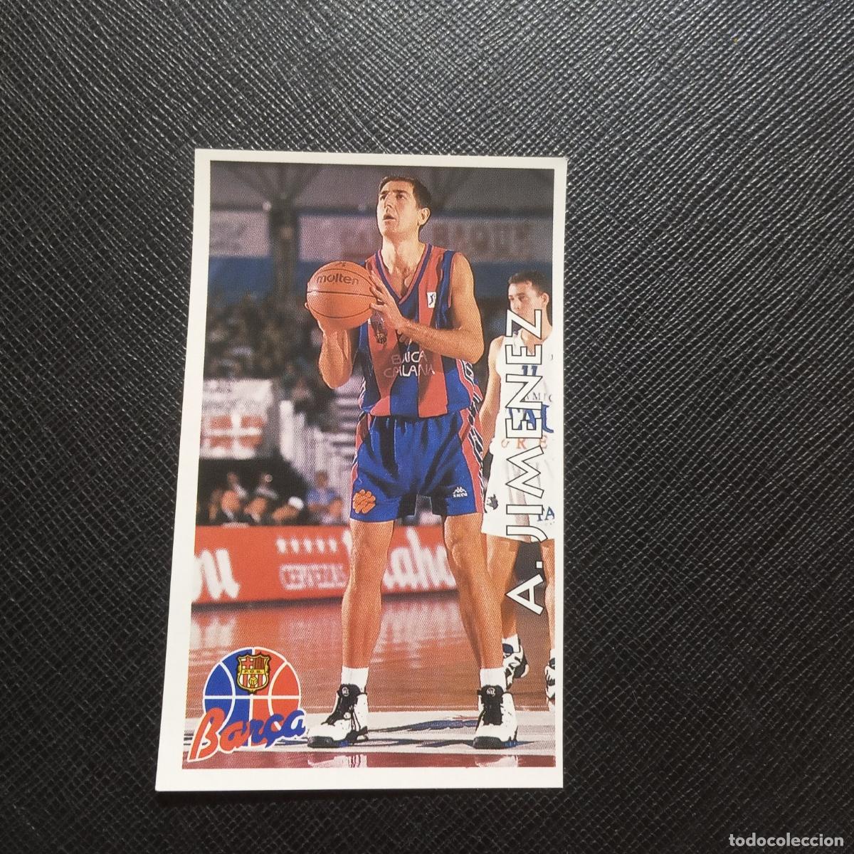 Coleccionismo deportivo: 9 A JIMENEZ BARCELONA MUNDICROMO ACB 96 97 BALONCESTO 1996 1997 - SIN PEGAR - A116 PG17