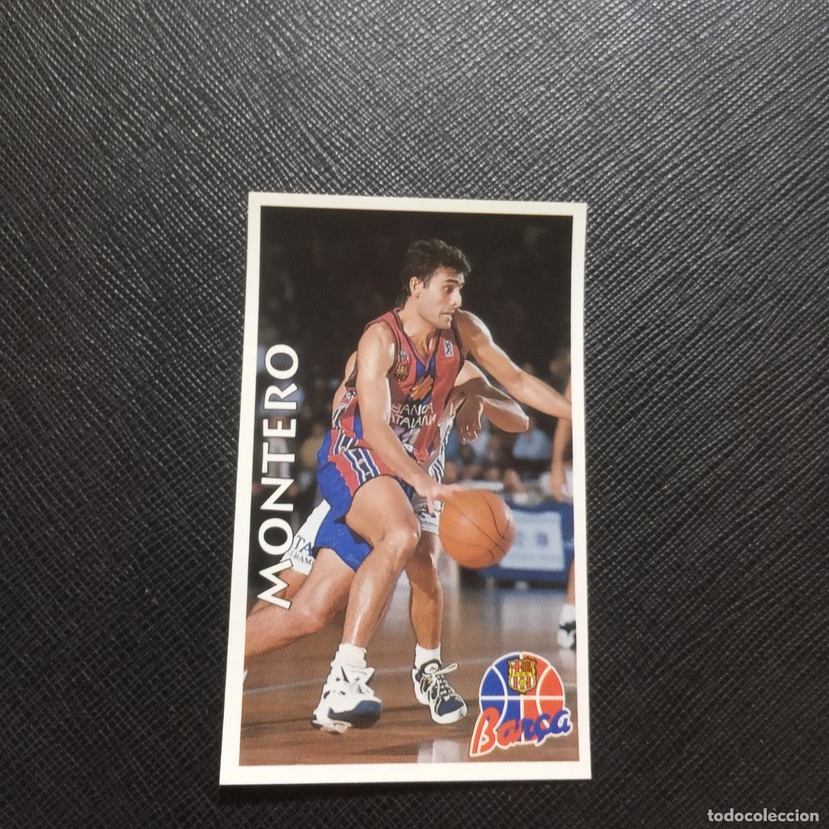 Coleccionismo deportivo: 5 MONTERO BARCELONA MUNDICROMO ACB 96 97 BALONCESTO 1996 1997 - SIN PEGAR - A116 PG17