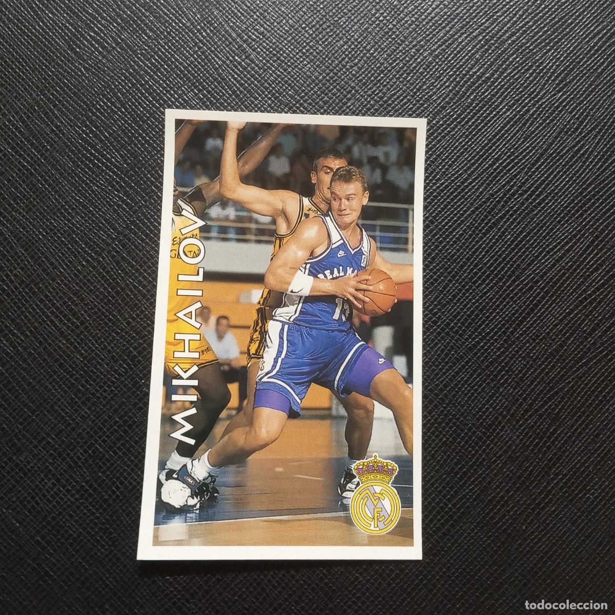 Coleccionismo deportivo: 76 MIKHAILOV REAL MADRID MUNDICROMO ACB 96 97 BALONCESTO 1996 1997 - SIN PEGAR - A116 PG18