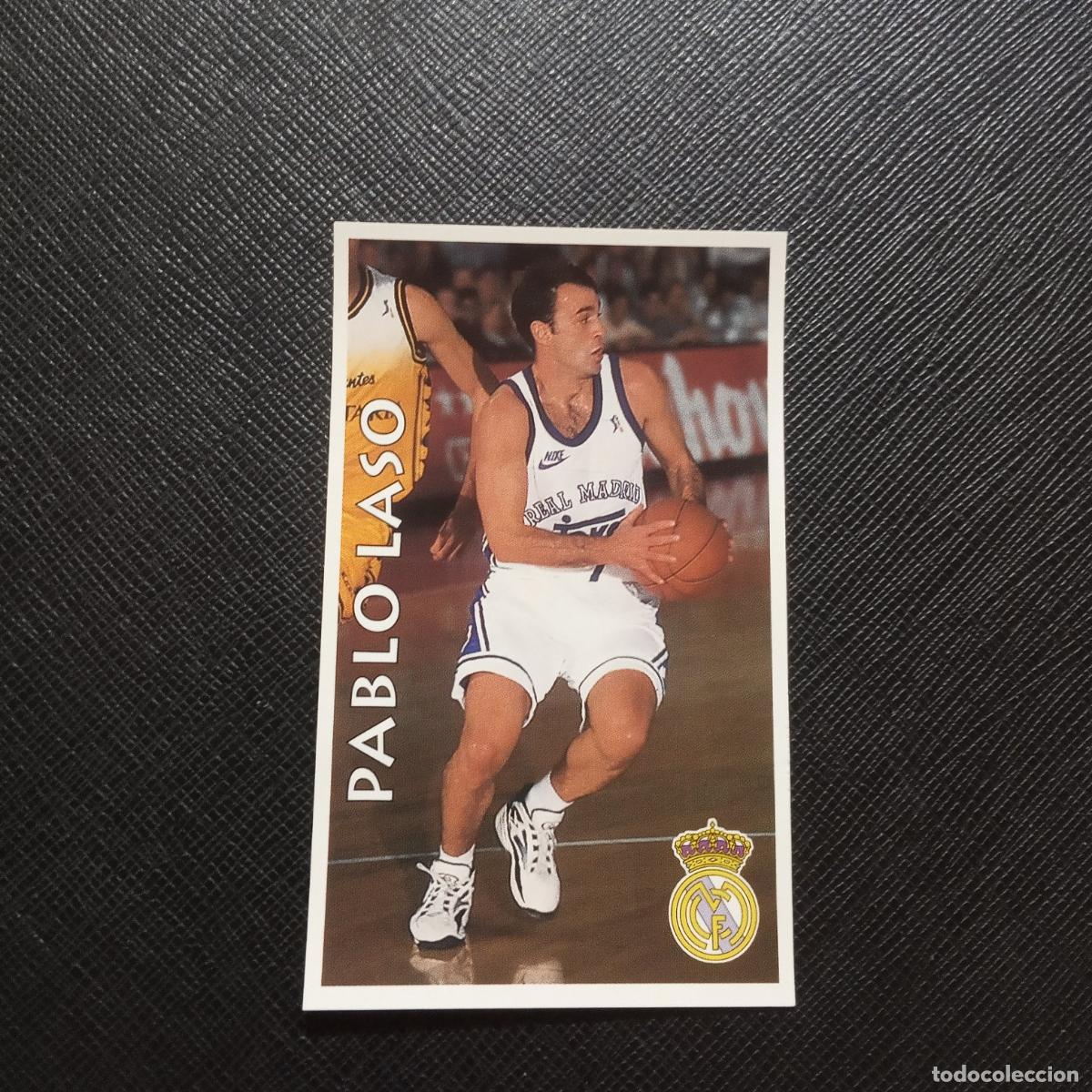Coleccionismo deportivo: 66 PABLO LASO REAL MADRID MUNDICROMO ACB 96 97 BALONCESTO 1996 1997 - SIN PEGAR - A116 PG18