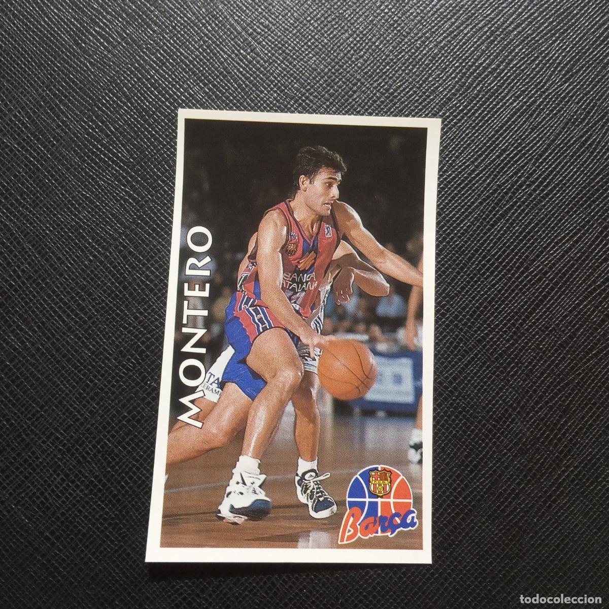 Coleccionismo deportivo: 5 MONTERO BARCELONA MUNDICROMO ACB 96 97 BALONCESTO 1996 1997 - SIN PEGAR - A116 PG19