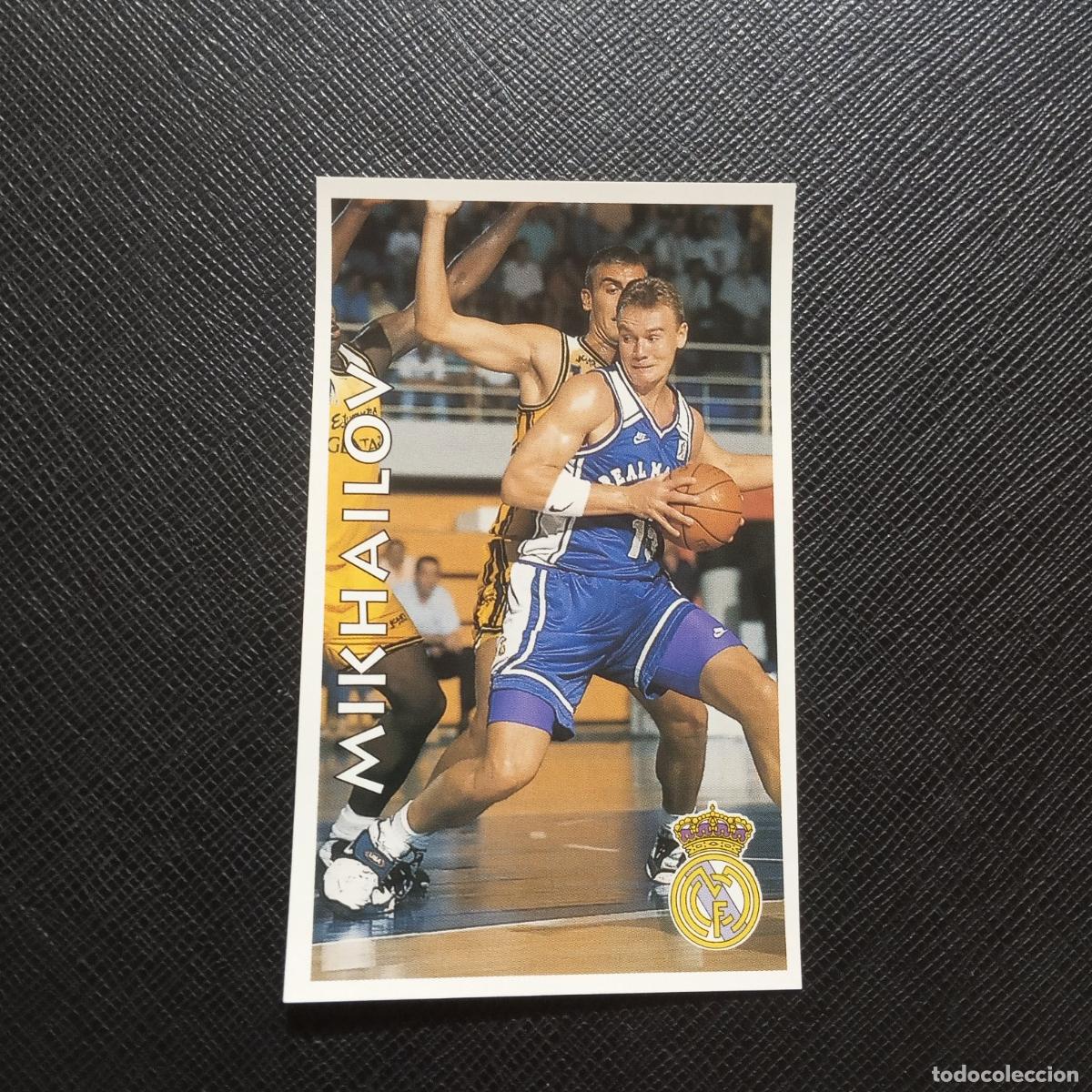 Coleccionismo deportivo: 76 MIKHAILOV REAL MADRID MUNDICROMO ACB 96 97 BALONCESTO 1996 1997 - SIN PEGAR - A116 PG19