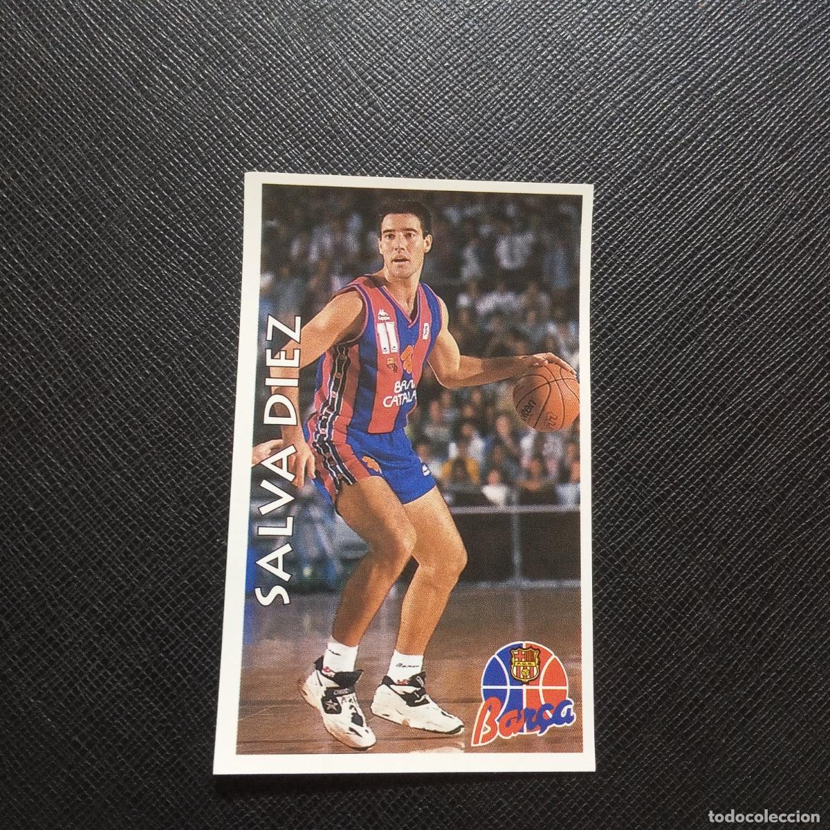 Coleccionismo deportivo: 7 SALVA DIEZ BARCELONA MUNDICROMO ACB 96 97 BALONCESTO 1996 1997 - SIN PEGAR - A116 PG19