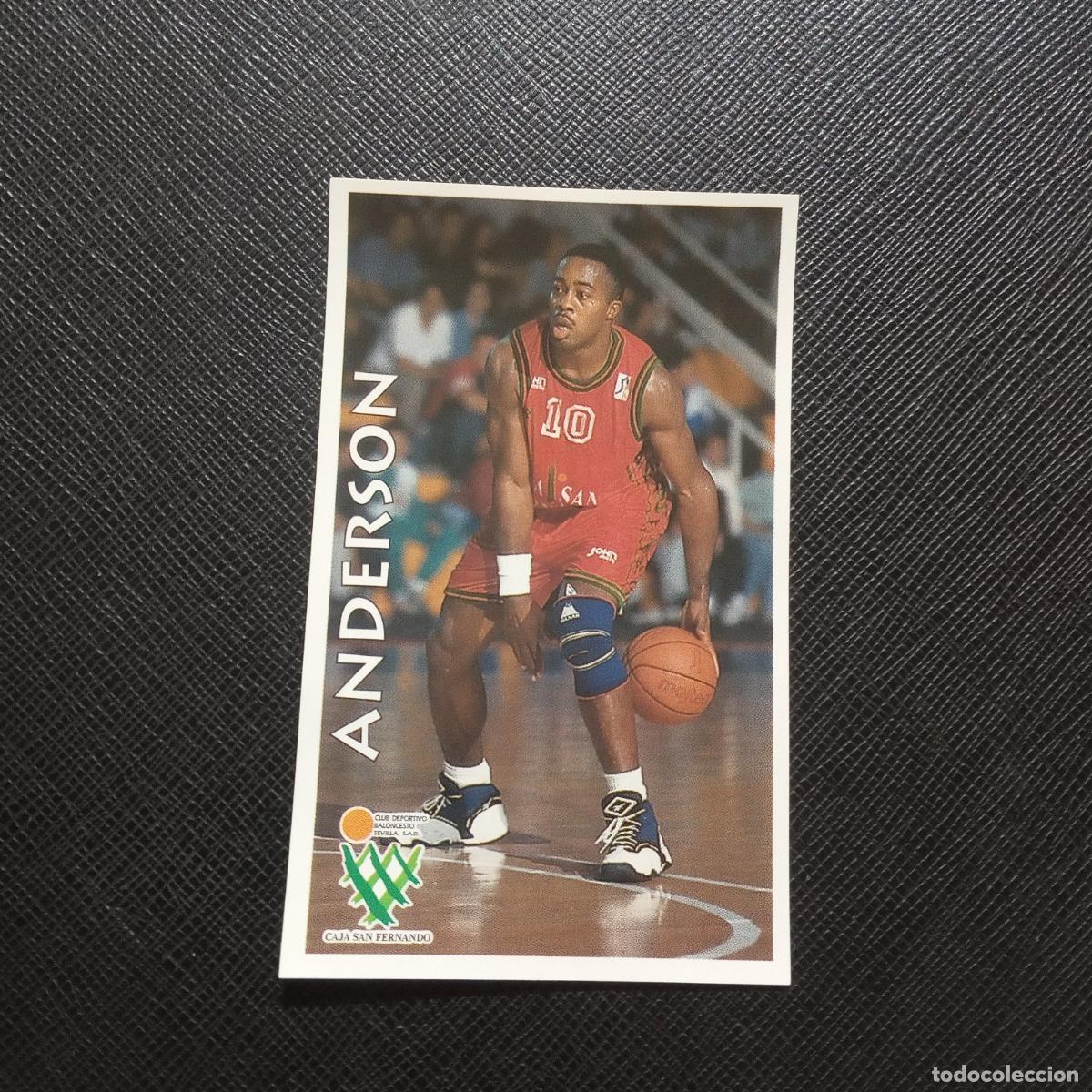 Coleccionismo deportivo: 20 ANDERSON CAJA SAN FERNANDO MUNDICROMO ACB 96 97 BALONCESTO 1996 1997 - SIN PEGAR - A116 PG21