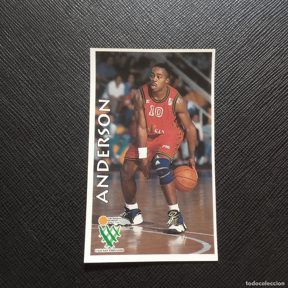 Coleccionismo deportivo: 20 ANDERSON CAJA SAN FERNANDO MUNDICROMO ACB 96 97 BALONCESTO 1996 1997 - SIN PEGAR - A116 PG21 B