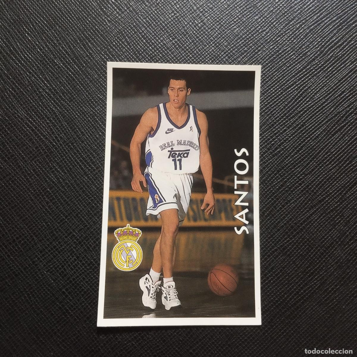 Coleccionismo deportivo: 68 SANTOS REAL MADRID MUNDICROMO ACB 96 97 BALONCESTO 1996 1997 - SIN PEGAR - A116 PG22