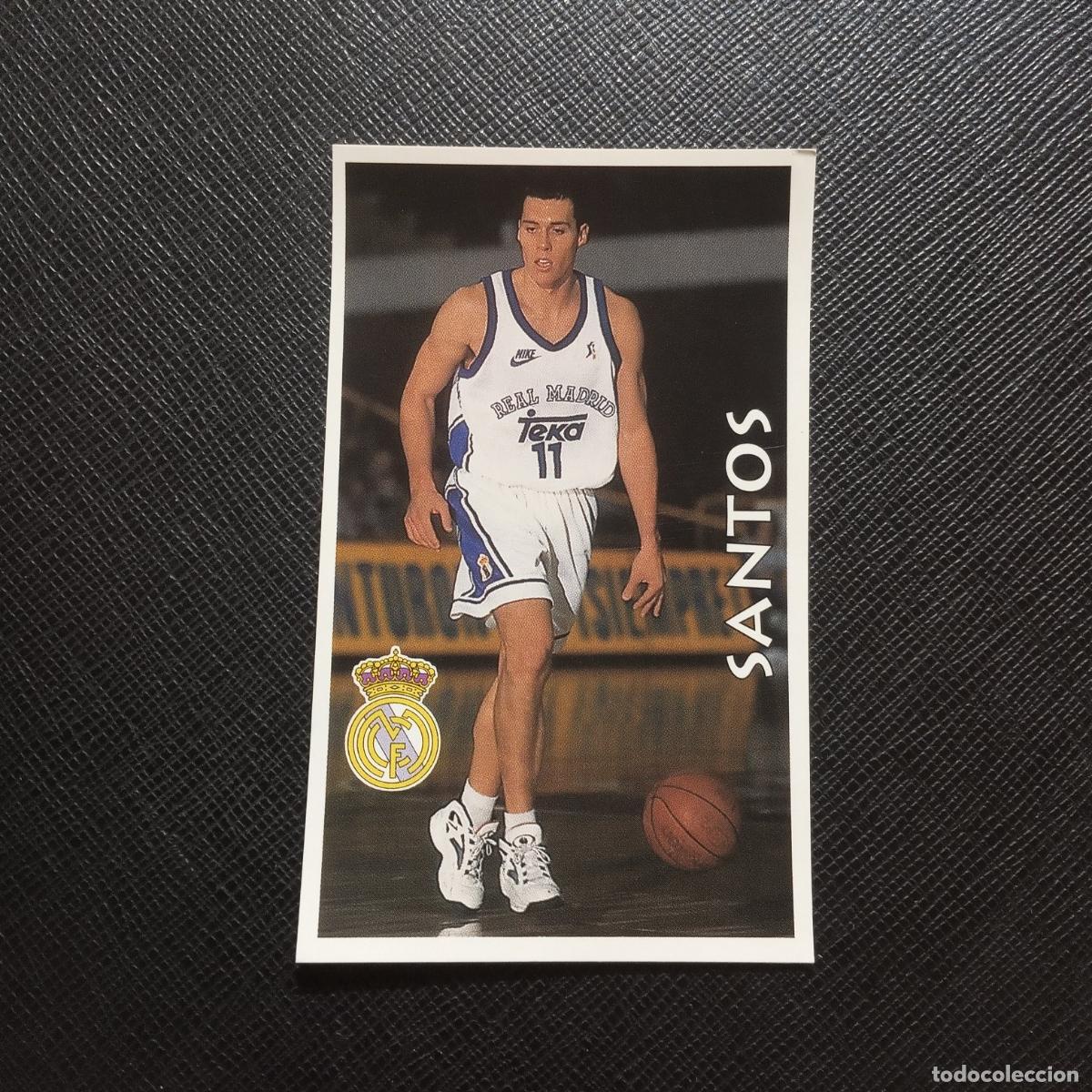 Coleccionismo deportivo: 68 SANTOS REAL MADRID MUNDICROMO ACB 96 97 BALONCESTO 1996 1997 - SIN PEGAR - A116 PG22