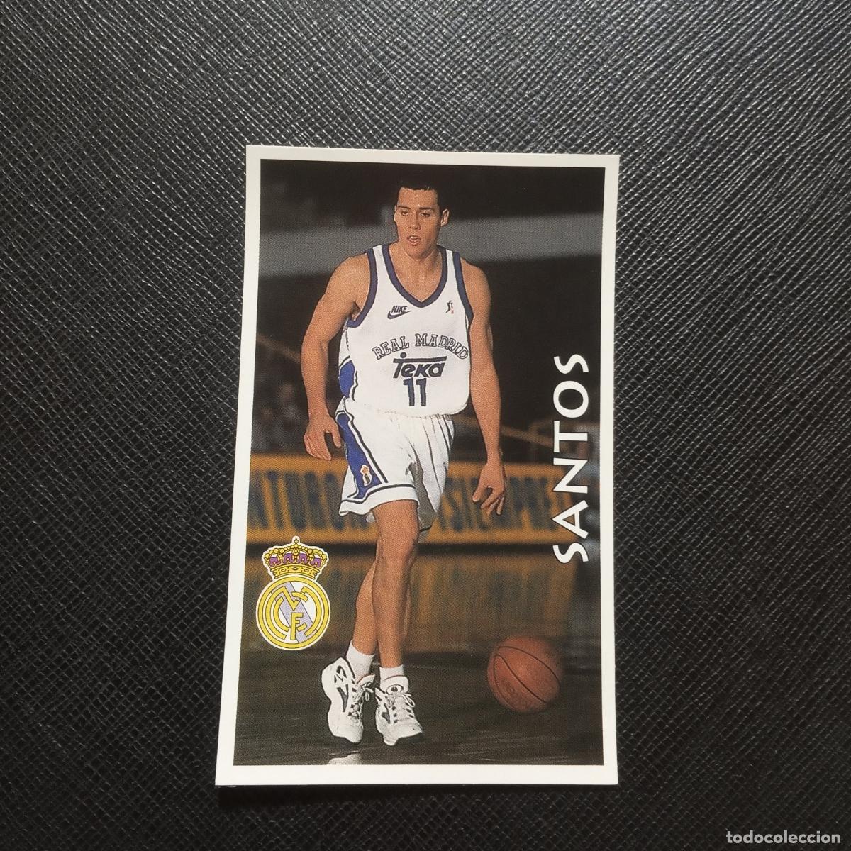 Coleccionismo deportivo: 68 SANTOS REAL MADRID MUNDICROMO ACB 96 97 BALONCESTO 1996 1997 - SIN PEGAR - A116 PG22