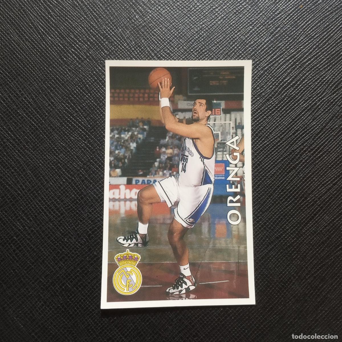 Sports collectibles: 75 ORENGA REAL MADRID MUNDICROMO ACB 96 97 BALONCESTO 1996 1997 - SIN PEGAR - A116 PG23