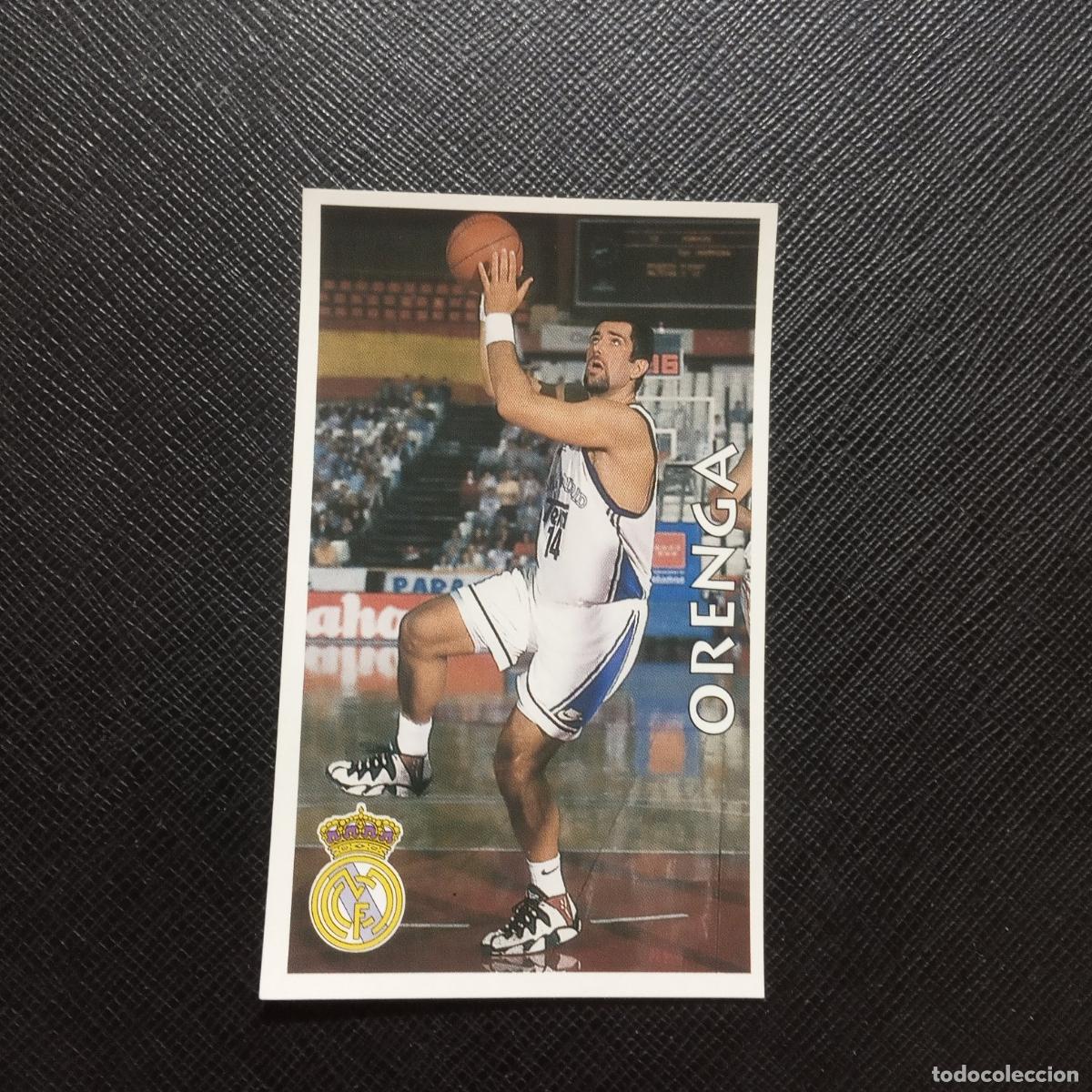 Sports collectibles: 75 ORENGA REAL MADRID MUNDICROMO ACB 96 97 BALONCESTO 1996 1997 - SIN PEGAR - A116 PG23 B