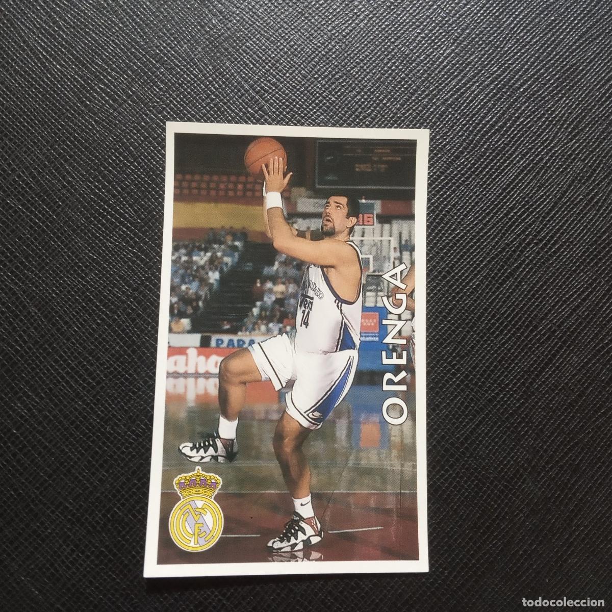 Sports collectibles: 75 ORENGA REAL MADRID MUNDICROMO ACB 96 97 BALONCESTO 1996 1997 - SIN PEGAR - A116 PG24