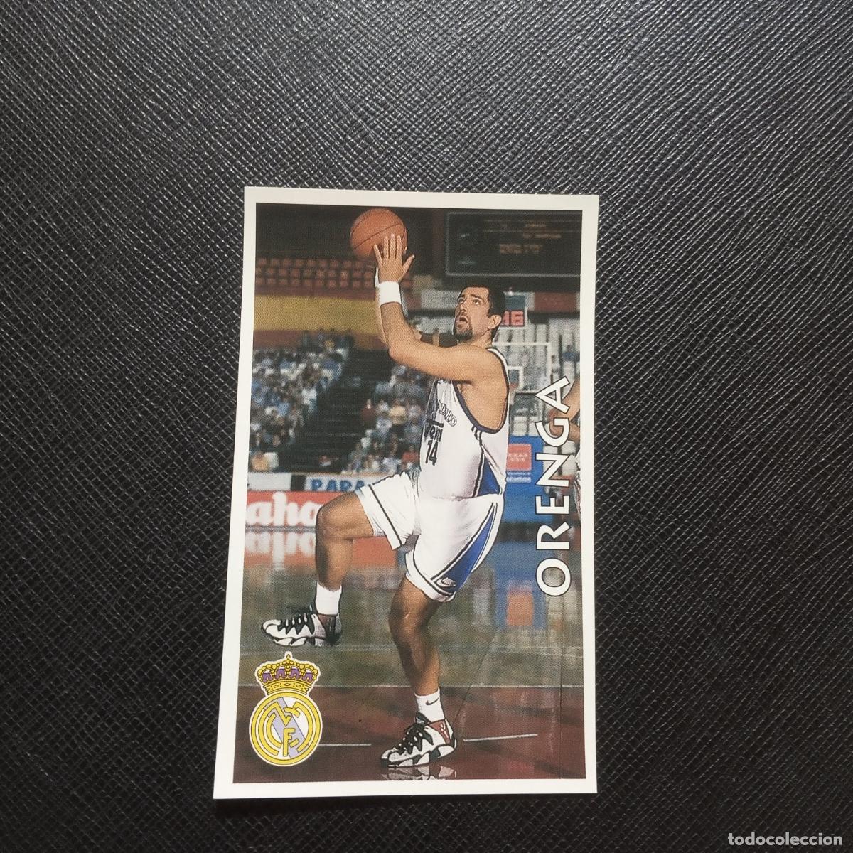 Sports collectibles: 75 ORENGA REAL MADRID MUNDICROMO ACB 96 97 BALONCESTO 1996 1997 - SIN PEGAR - A116 PG24