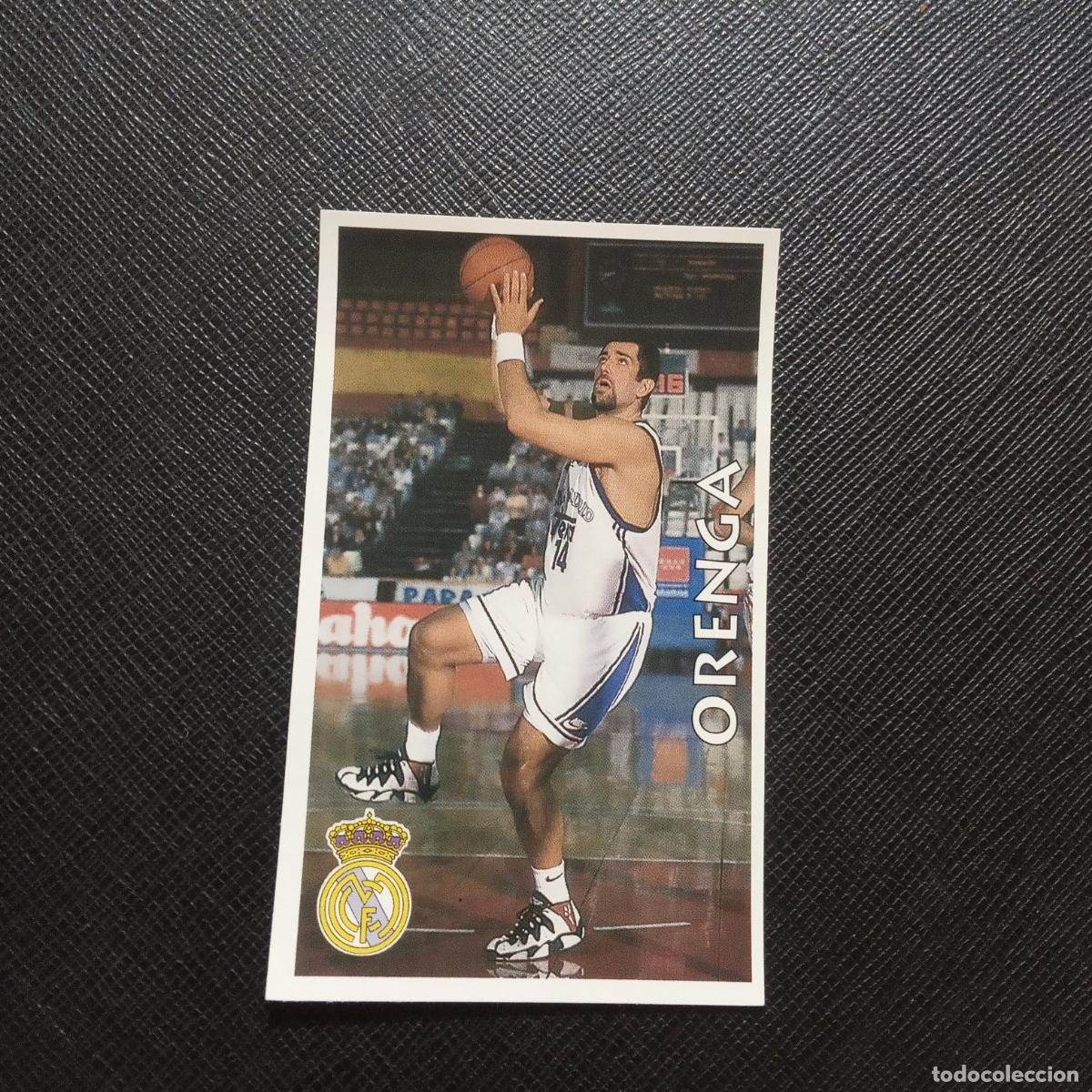 Sports collectibles: 75 ORENGA REAL MADRID MUNDICROMO ACB 96 97 BALONCESTO 1996 1997 - SIN PEGAR - A116 PG25 B