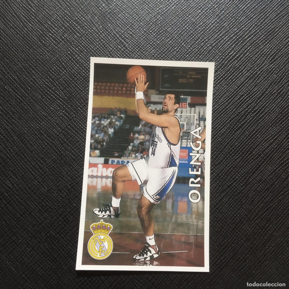 Sports collectibles: 75 ORENGA REAL MADRID MUNDICROMO ACB 96 97 BALONCESTO 1996 1997 - SIN PEGAR - A116 PG26