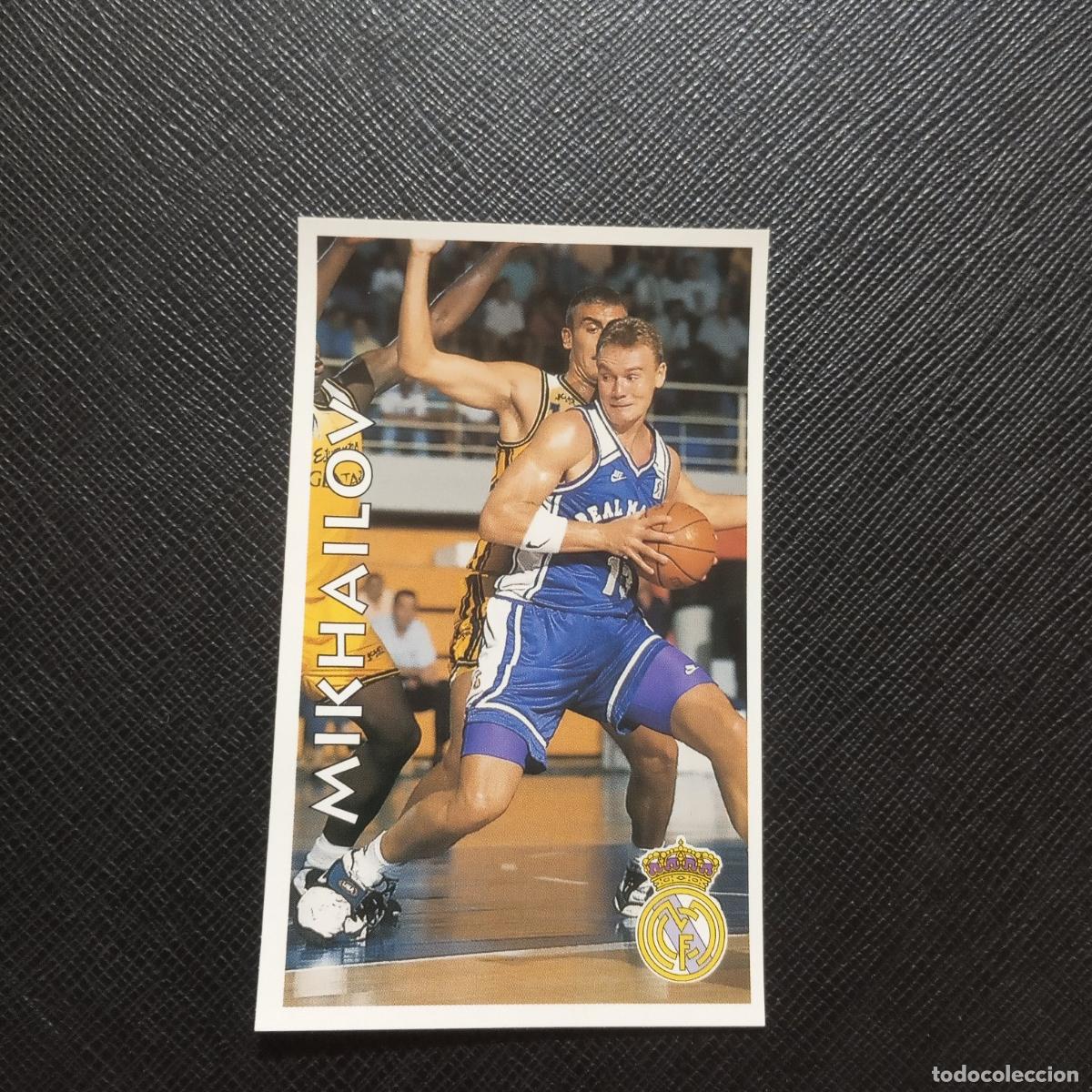 Sports collectibles: 76 MIKHAILOV REAL MADRID MUNDICROMO ACB 96 97 BALONCESTO 1996 1997 - SIN PEGAR - A116 PG23