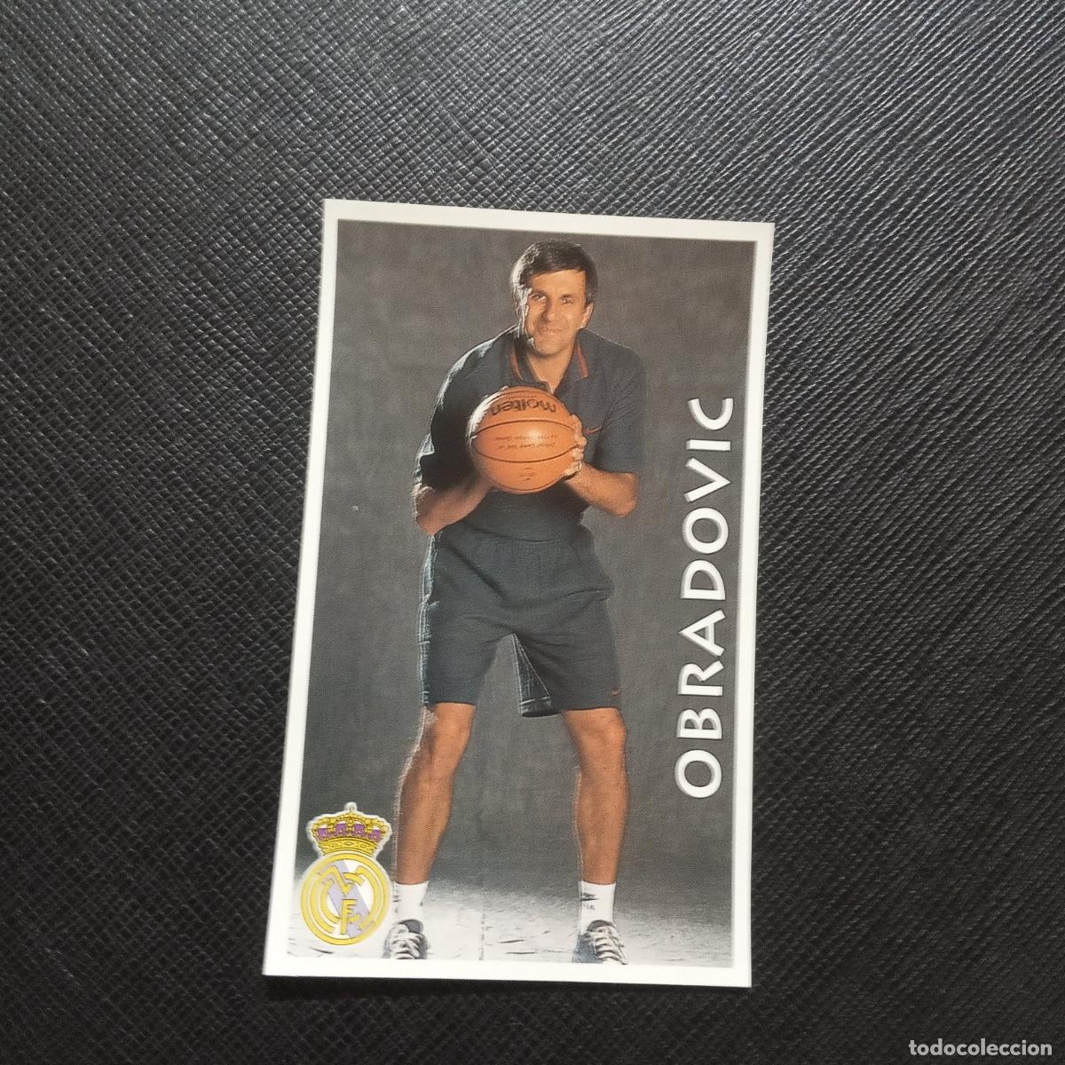 Coleccionismo deportivo: 65 OBRADOVIC REAL MADRID MUNDICROMO ACB 96 97 BALONCESTO 1996 1997 - SIN PEGAR - A116 PG26